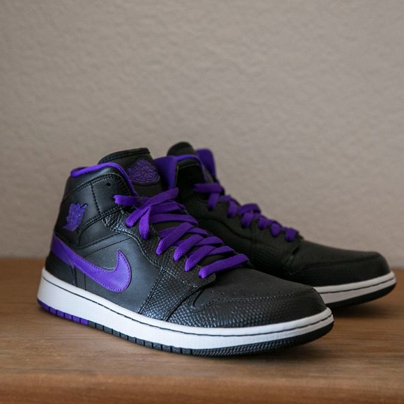 Air Jordan 1 Retro '86 Black and concord purple - Picture 2 of 16